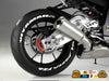 Fazer FZ6 Motorcycle Tire Stickers