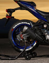 Racing Motorcycle Tire Stickers