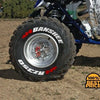 Banshee RZ350 ATV Tire Stickers