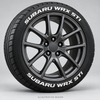 Subaru WRX STI Tire Stickers
