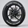 Suzuki GSX-R600 Motorcycle Tire Stickers