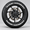 Suzuki Hayabusa Motorcycle Tire Stickers