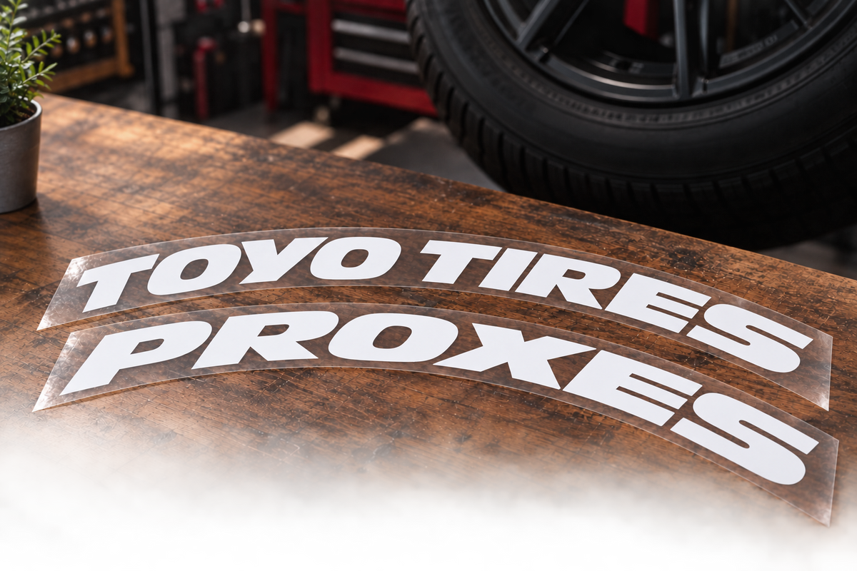 Toyo Tire Proxes Tire Stickers product photograph