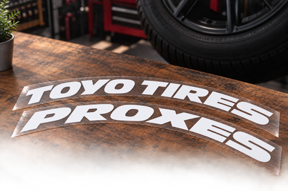 Toyo Tire Proxes Tire Stickers product photograph