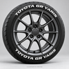 Toyota GR Yaris Tire Stickers