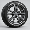 Volkswagen Golf R32 Tire Stickers