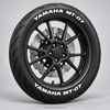 Yamaha MT-07 Motorcycle Tire Stickers