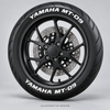Yamaha MT-09 Motorcycle Tire Stickers