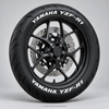 Yamaha YZF-R1 Motorcycle Tire Stickers